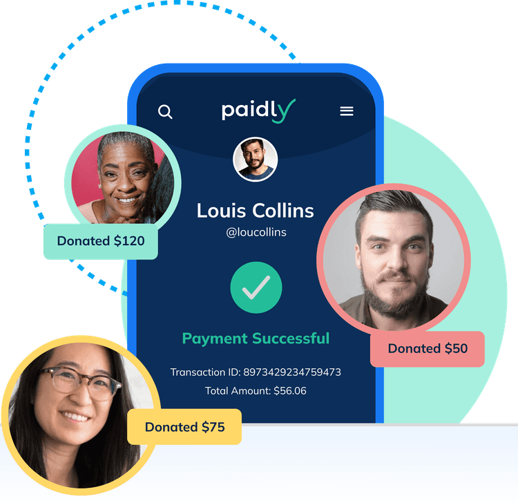 Earning donations from friends and family for your student loans on Paidly donation page Earning donations from friends and family for your student loans on Paidly donation page