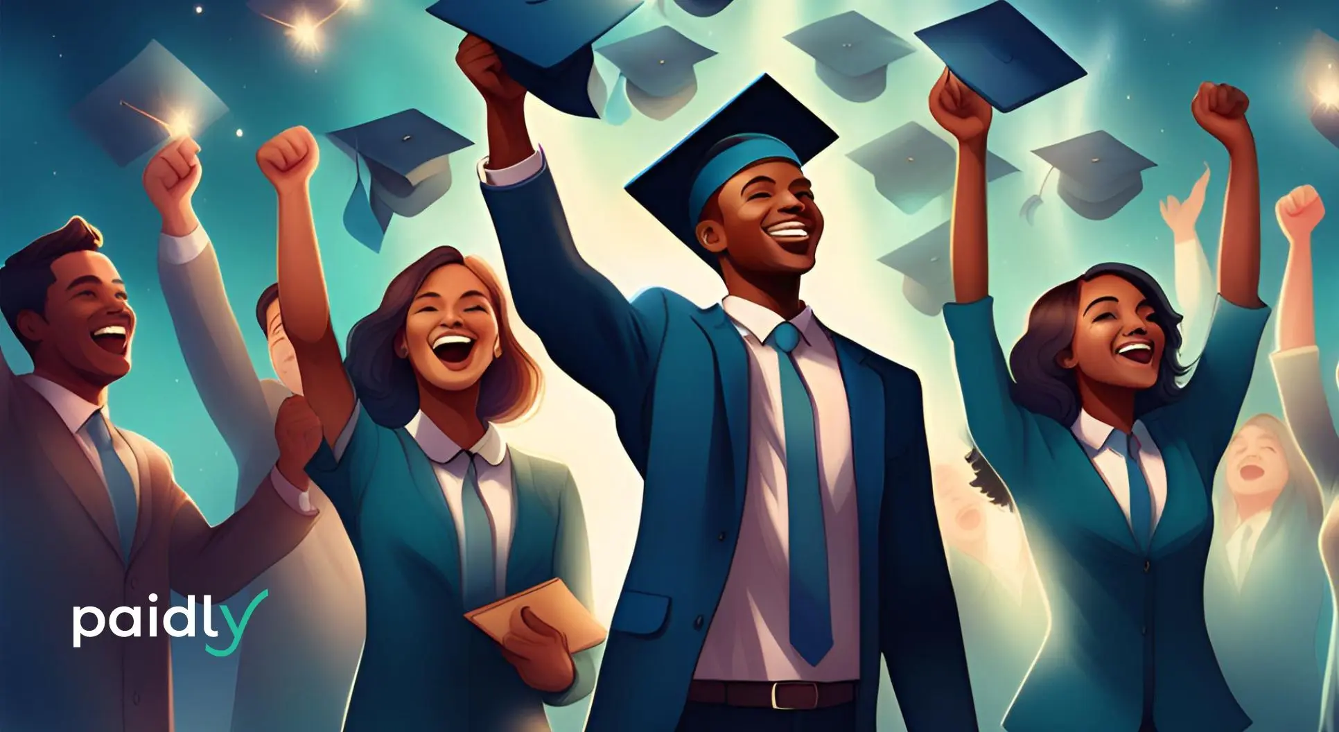 Offering 529 plan contributions as an employee benefit Employees celebrating their employers offering direct payments to 529 plans as a benefit