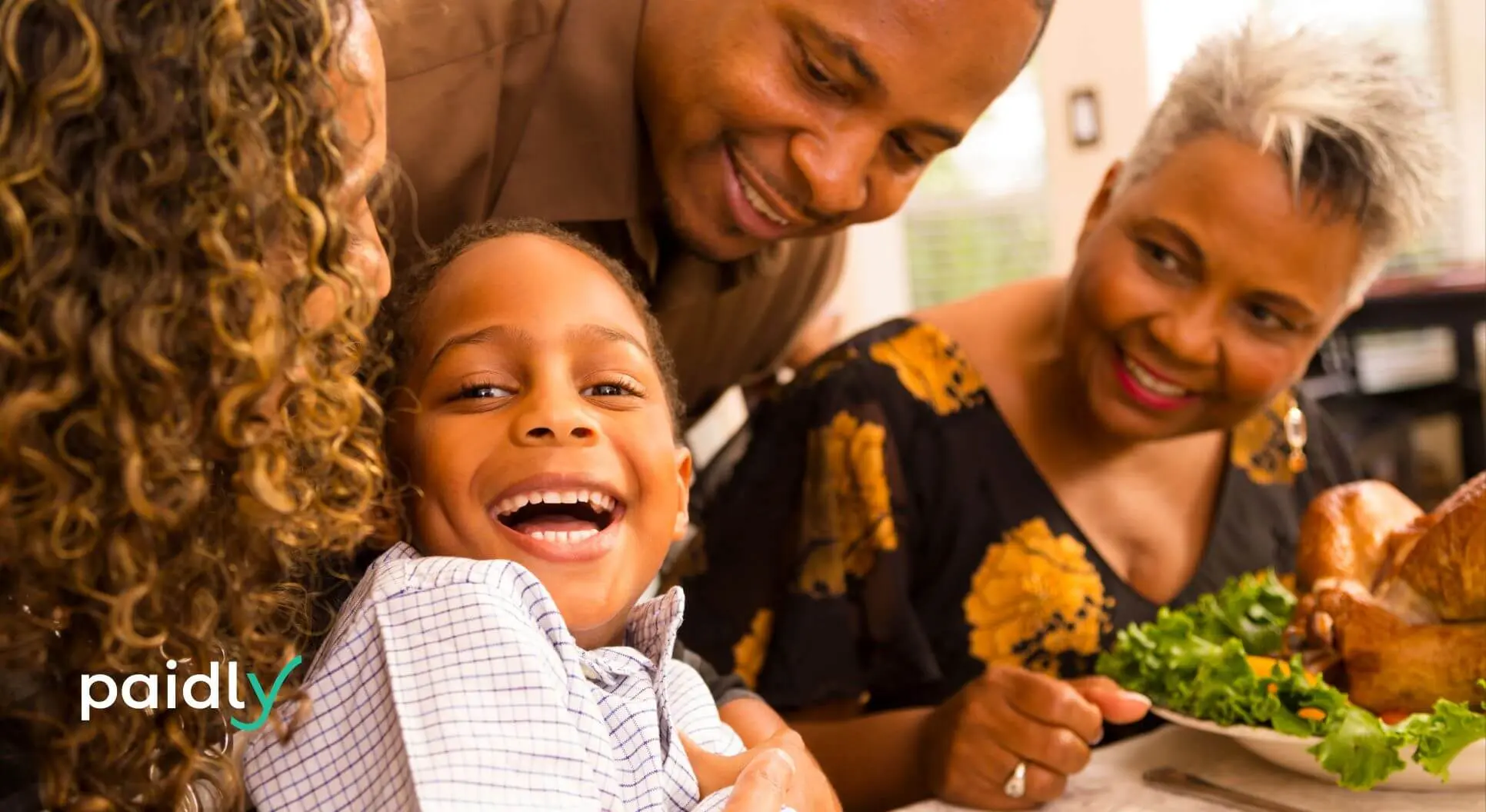 A meaningful gift for the ones who matter most A Boy smiling with family